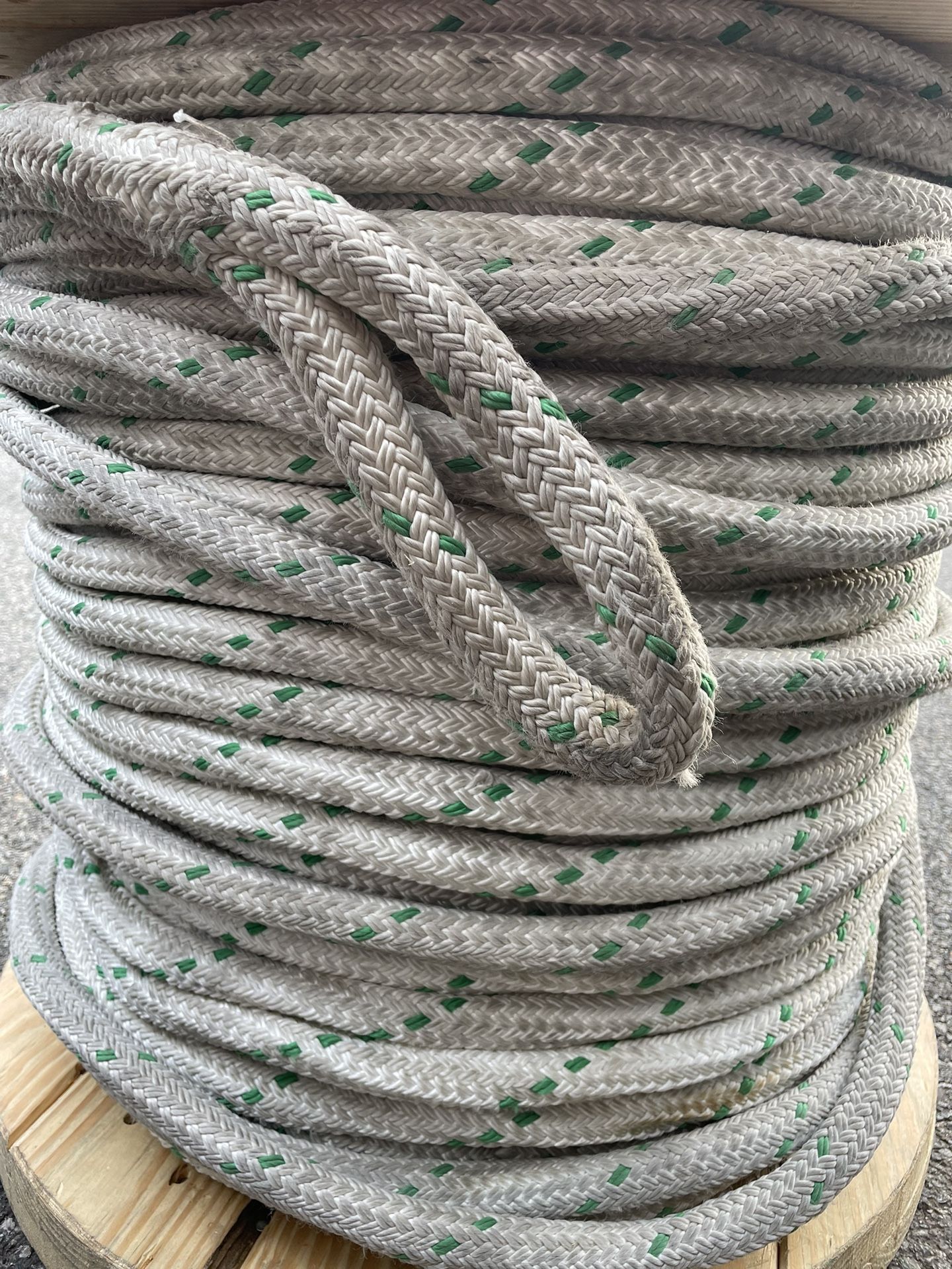 Used* 1”x600’ Double Braided Rope 