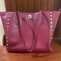 Michael Kors Leather Purse  Red