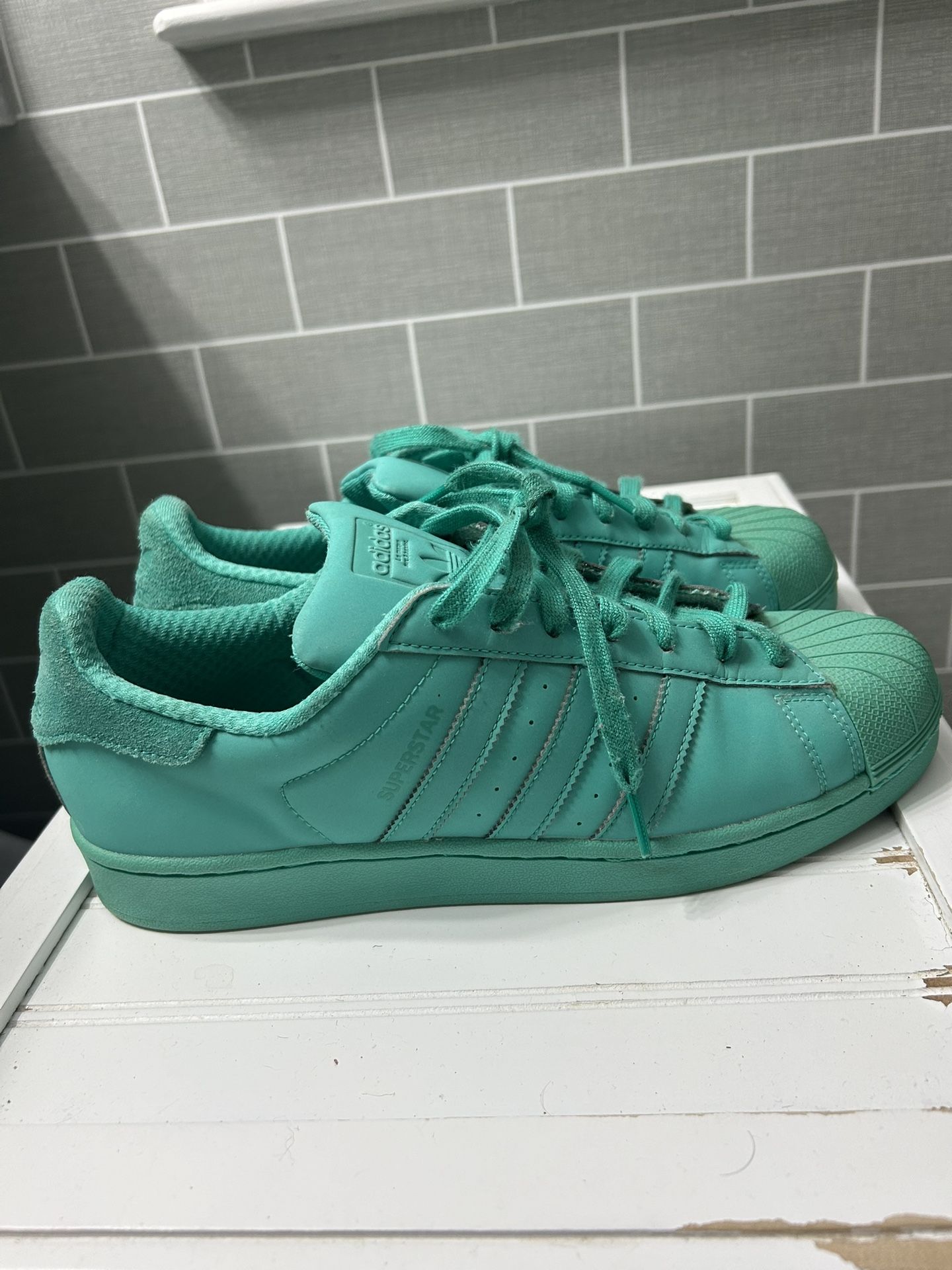 Superstar Adicolor Reflective Shock Mint Shoes