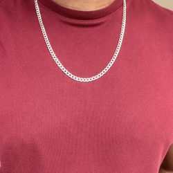 925 Silver 24” Cuban