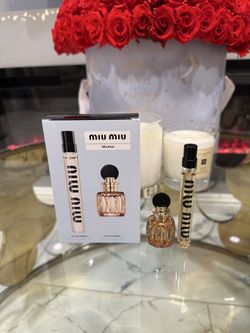 Miu Miu  Mini Miutine Eau De Parfum Perfume Duo Gift Set