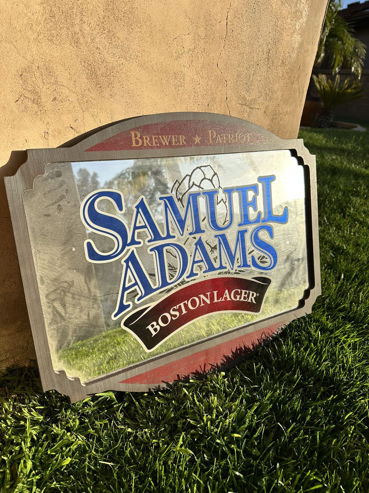 Samuel Adams Beer Mirror 