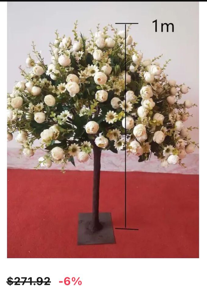 Artificial Wedding Centerpieces, Tree