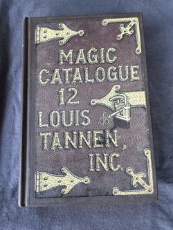 Vintage 1978 Louis Tannen Magic Catalog No. 12 Hardcover - Excellent Condition