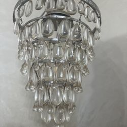 Glass Rain Drop Shape Chandelier $30 OBO