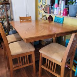 High Top Dining Table And Chairs 