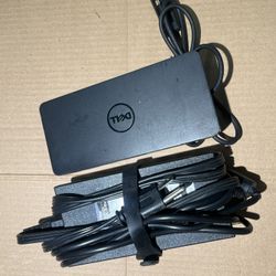set of Dell D6000 Universal Docking Station With 130W AC Adapter