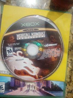 Mortal Kombat Armageddon Xbox Disc