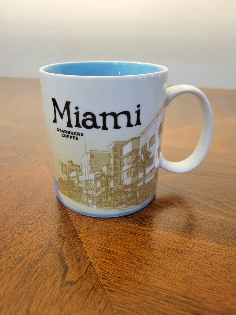 Starbucks Coffee MIAMI  Mug Cup ( Collectors Series ) Brand New 