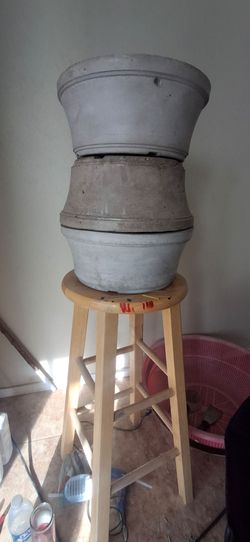 Cement bonsai pots/planters