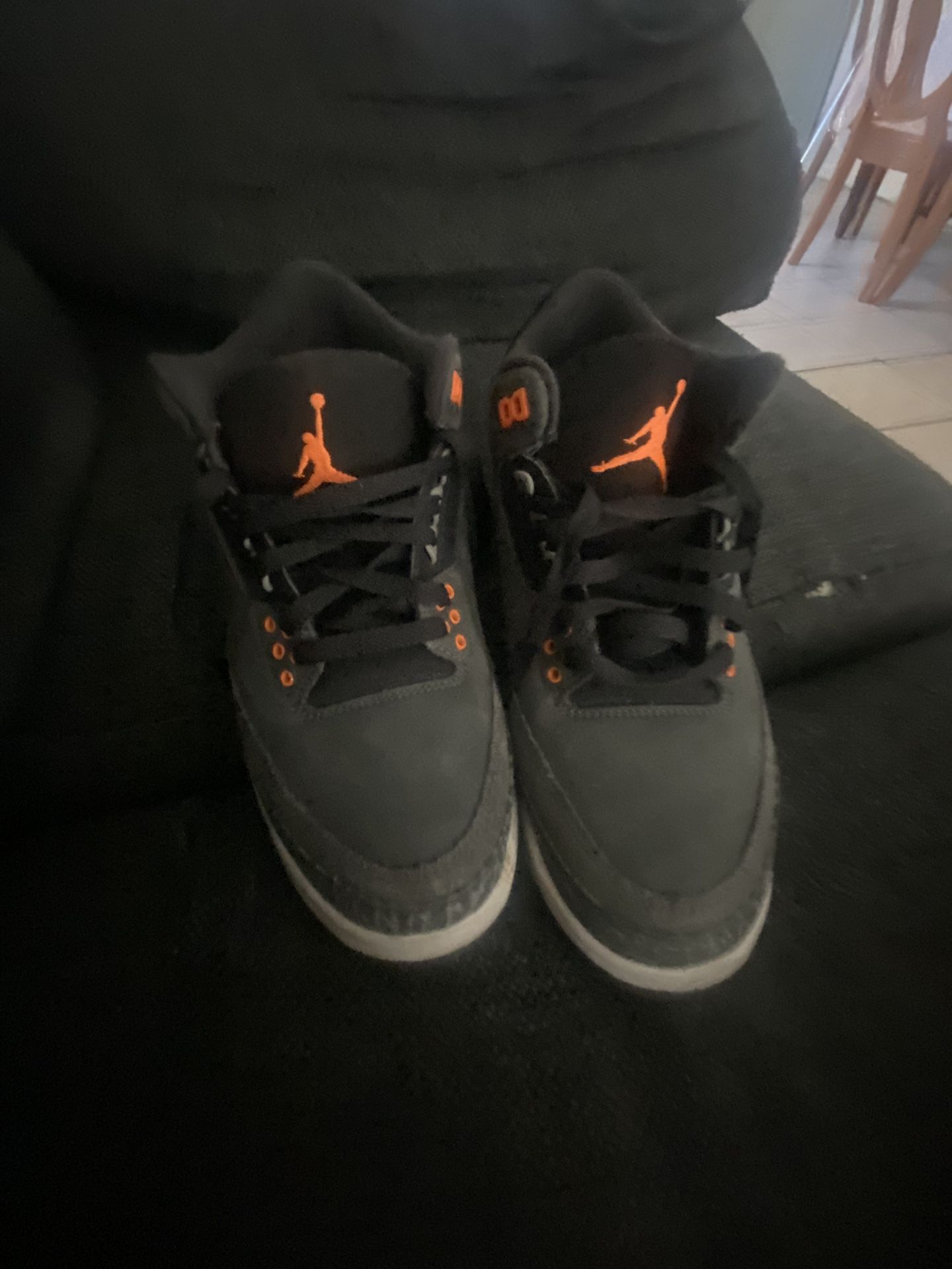 Jordan 3’s Retro Fear Pack Size 8.5 No Box