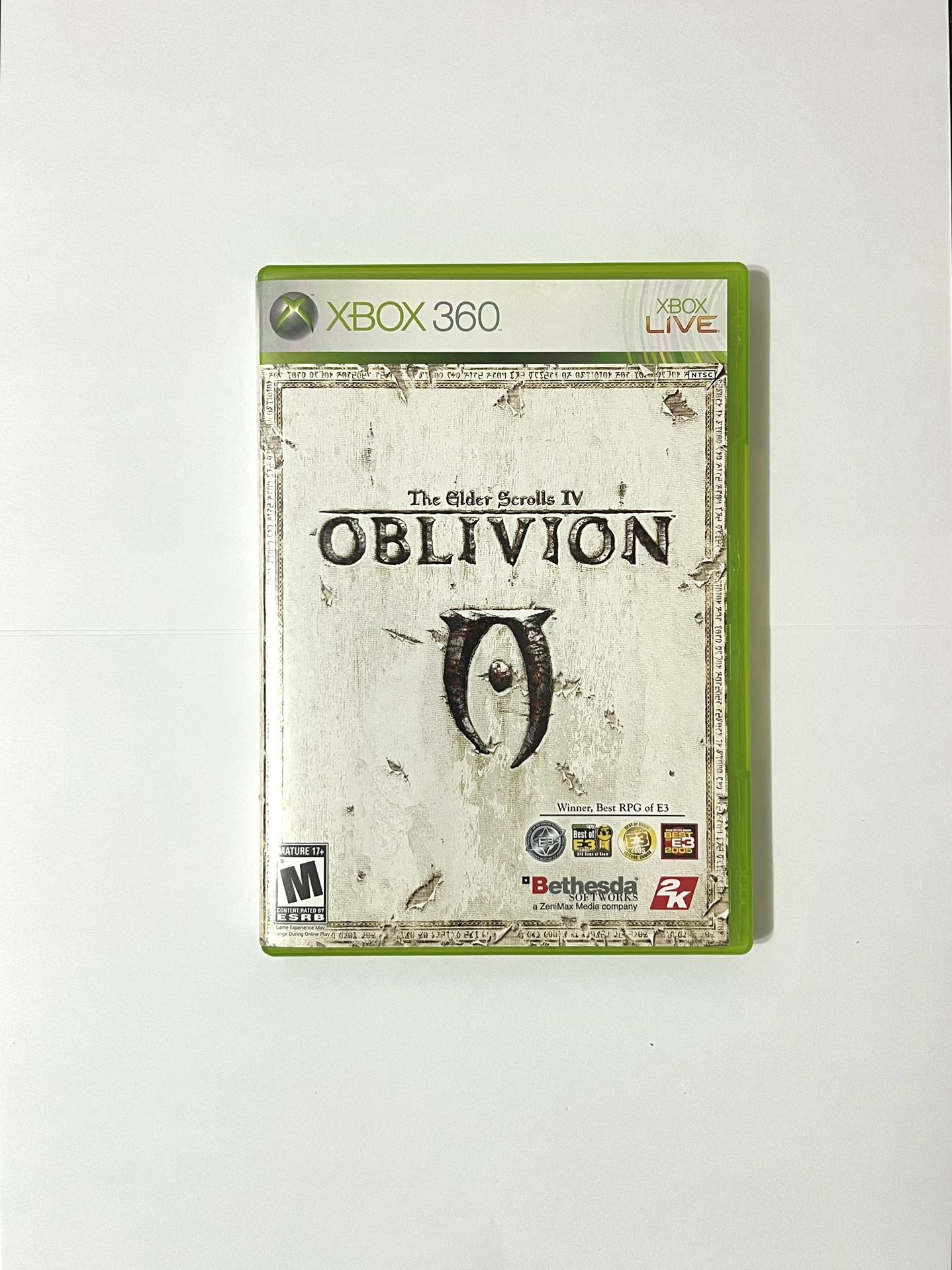 The Elder Scrolls IV: Oblivion (Xbox 360, 2008) Complete With Manual And Map