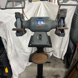 Heavy-Duty BALDOR Industrial Bench Grinder –