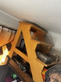 Wood Library Stepstool