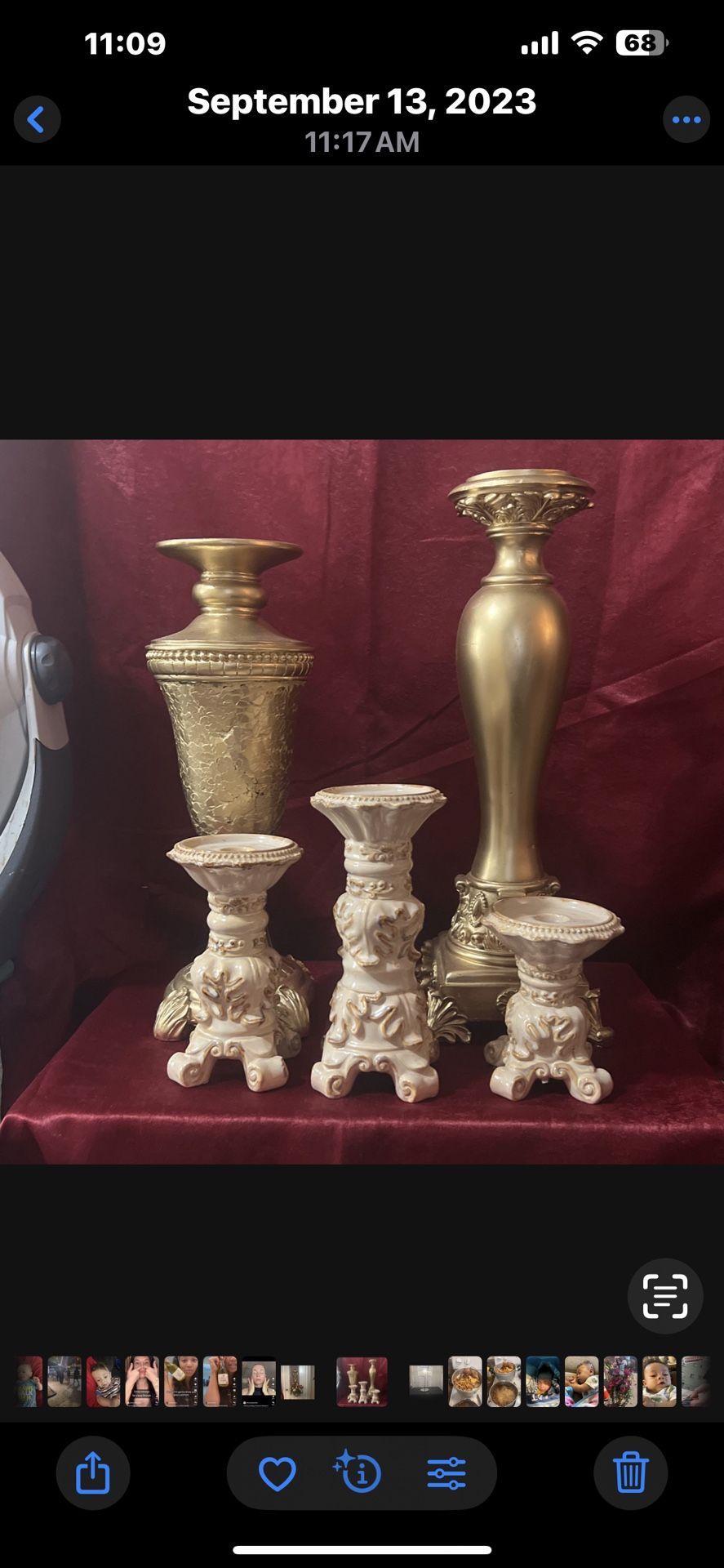 Set Of Candle Holders/ Read Discription