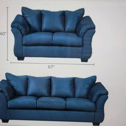 🛋️ Sofa & Loveseat Set for Sale (PICK UP ONLY)