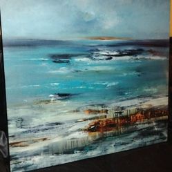 Large Modern Seascape Painting
