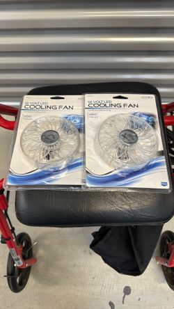 12 Volt LED Cooling Fan With Mount For A Car Vent