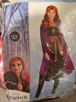 Disney Frozen II Anna Costume Size Large 10-12