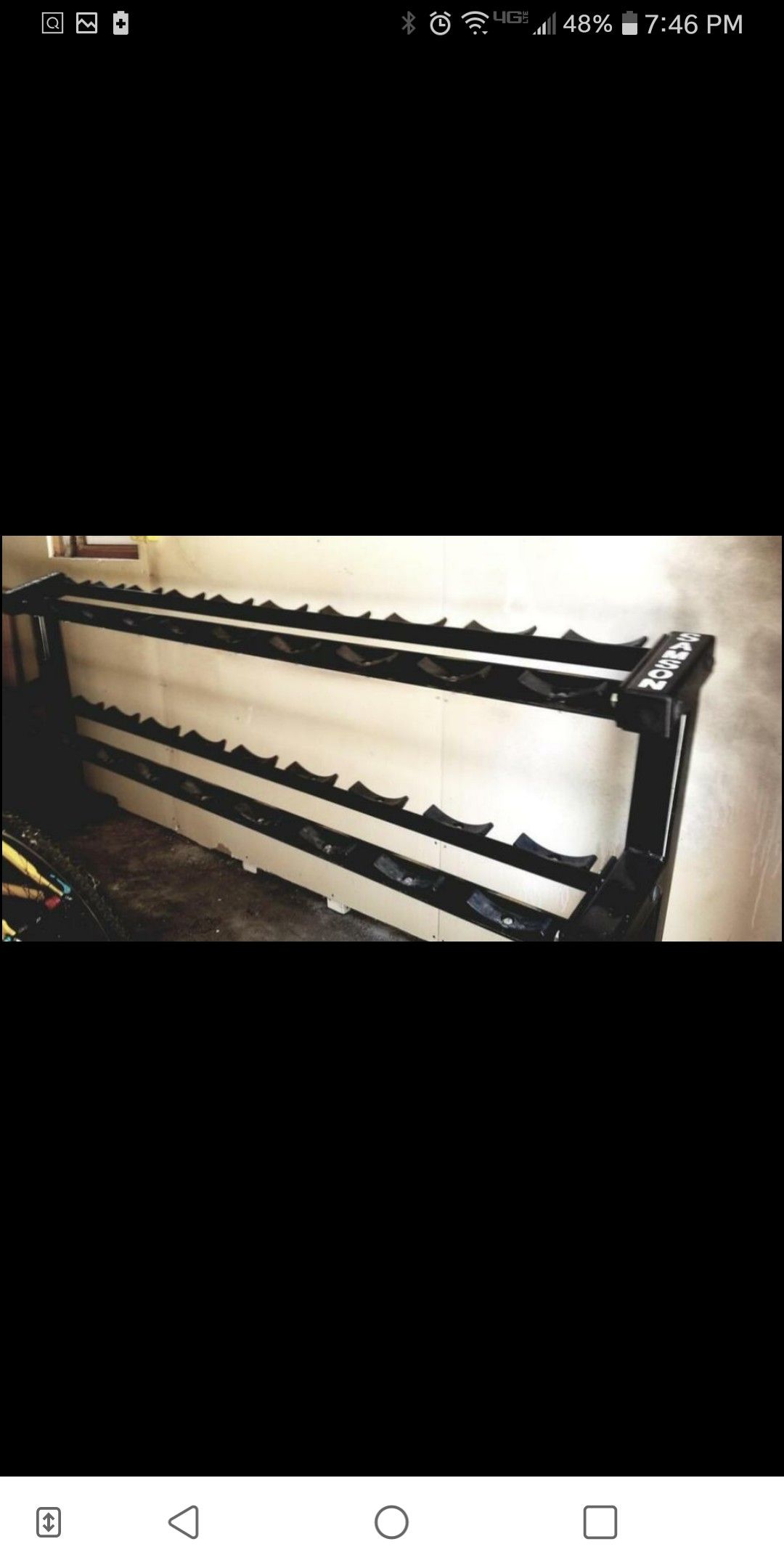Price cut!!Awesome dumbbell rack!
