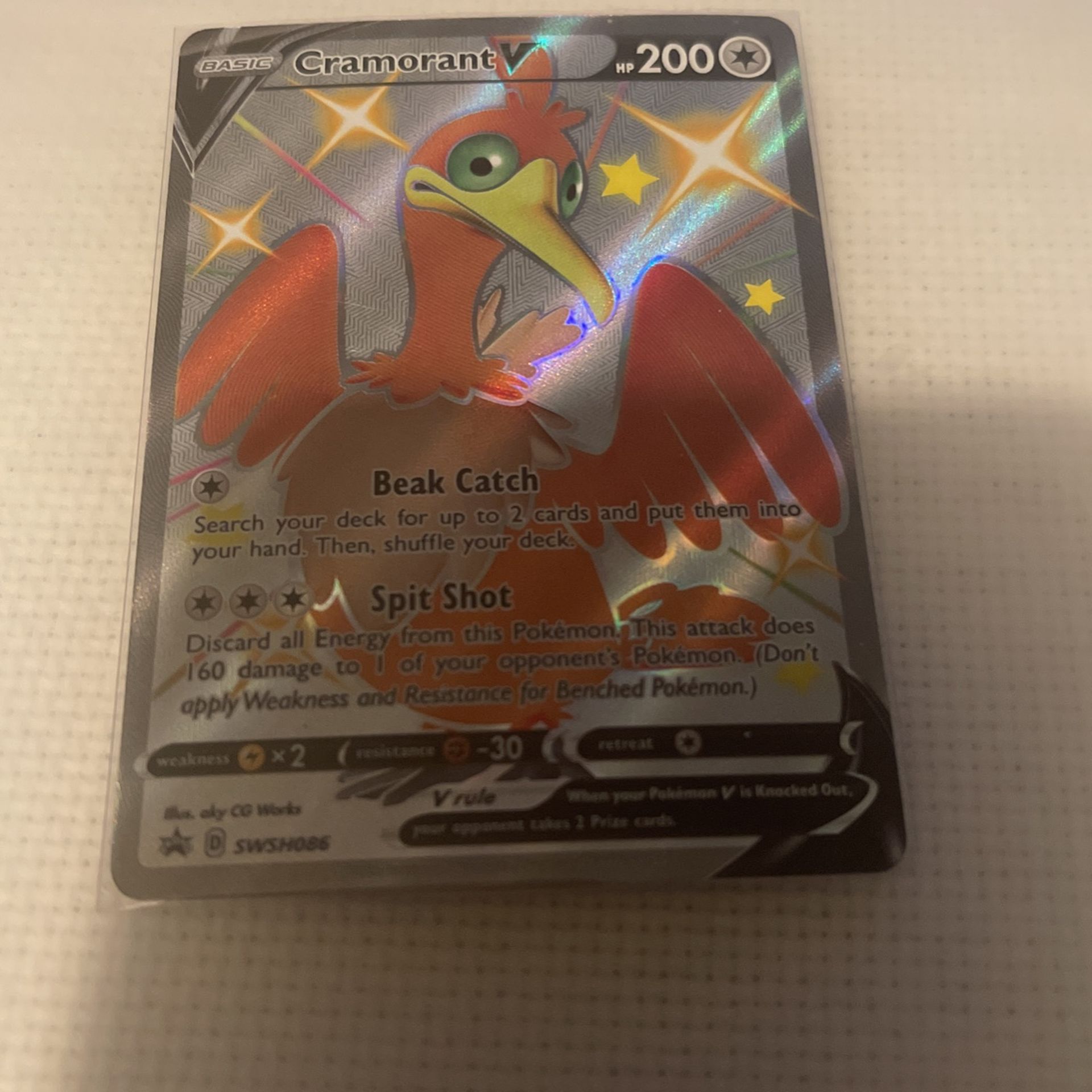 Pokémon Cramorant V Promo SWSH86