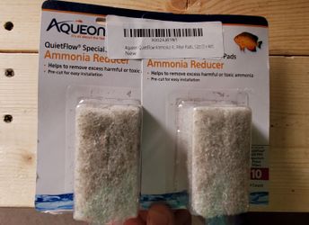 Aqueon ammonia reducers for aquariums filters. Brand New.. Sixty-five 3-packs available.