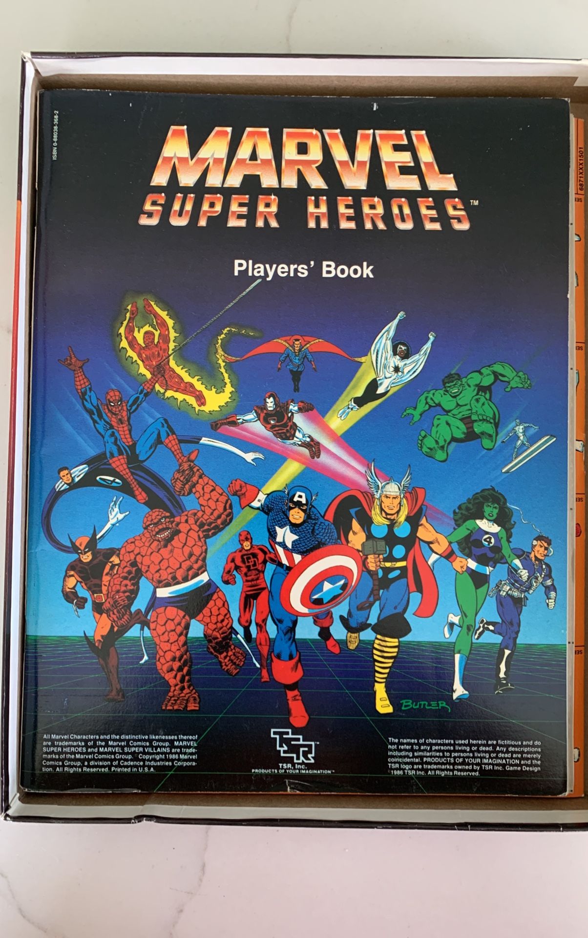 Marvel Super Heroes Advanced Set Vintage
