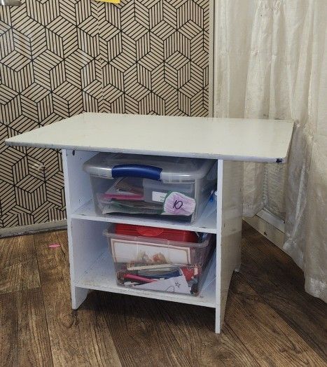 Toddler Kid Table Craft Table Storage Table
