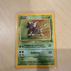 Pokemon Card Holo - Pinsir Near Mint