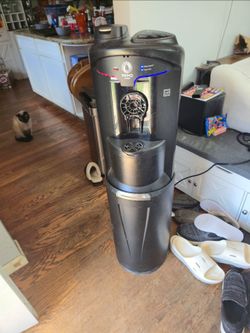 Water cooler with Keurig