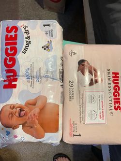 Diapers size one