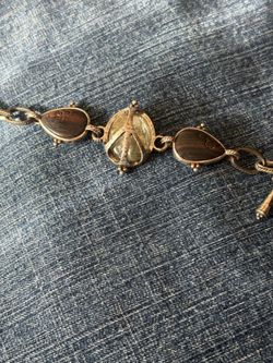 Vintage -style, bohemian link bracelet by Lucky Brand.