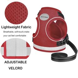 Dog  Or Cat Harness With Leash