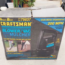Craftsman Leaf Blower And Mulcher 