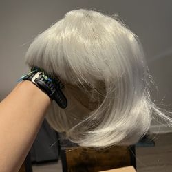 Unisex Costume Two Wigs (black & White. Good Condition .