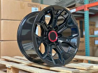 Gloss Black Off Road Rims 17x9 -12 6x139.7 Fit Toyota Tacoma 4Runner Set of 4