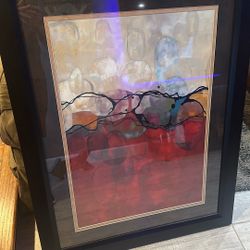 Framed Abstract Print 