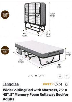 Folding Bed brand new