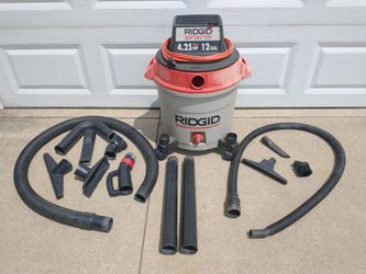 Rigid Wet Dry Vac 4.25 HP 12 Gallon (Shop-Vac)