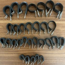 Rubber-Insulated Metal Clamps (30)