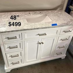 48in Bathroom Vanity With Top