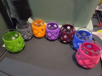 Set of 7 glasses