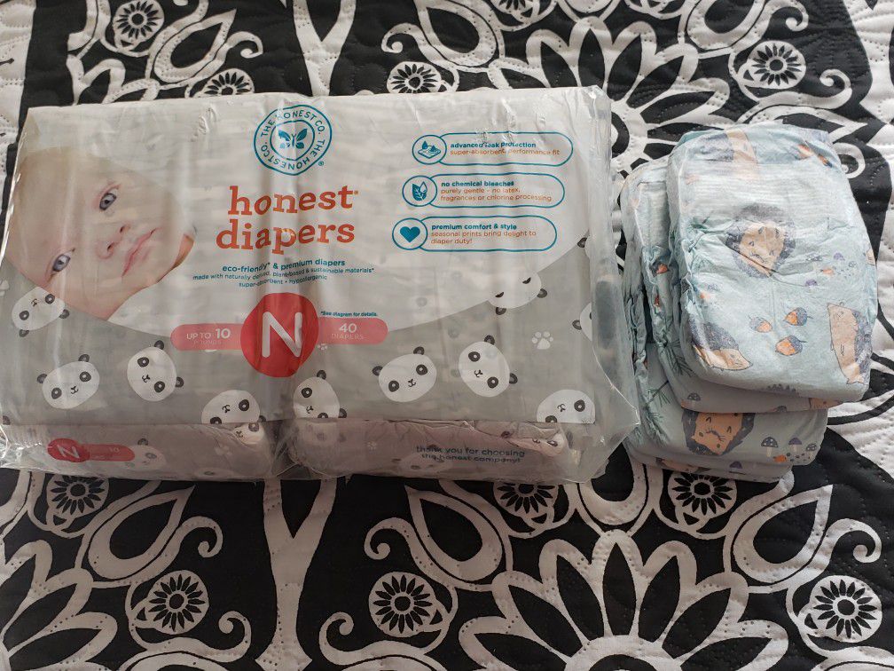 Newborn HONEST diapers