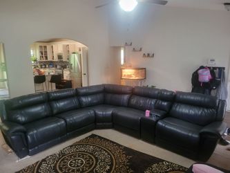 5 pc leather sofa
