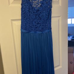 Cobalt Blue Bridesmaid Dress