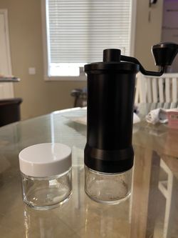 Coffee Grinder Glass Jar