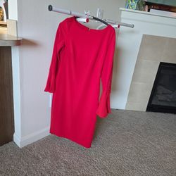 Red Dress Size 8 Calvin K