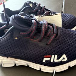 Fila Blue Sneakers Breathable Mesh Design