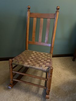 Maple Chair With Twill Woven Seat