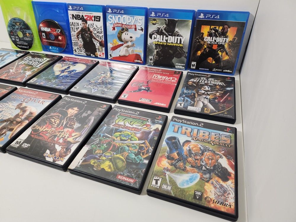 PS2, PS4 Games
